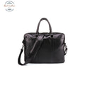 Mens Luxury Leather Business Briefcase