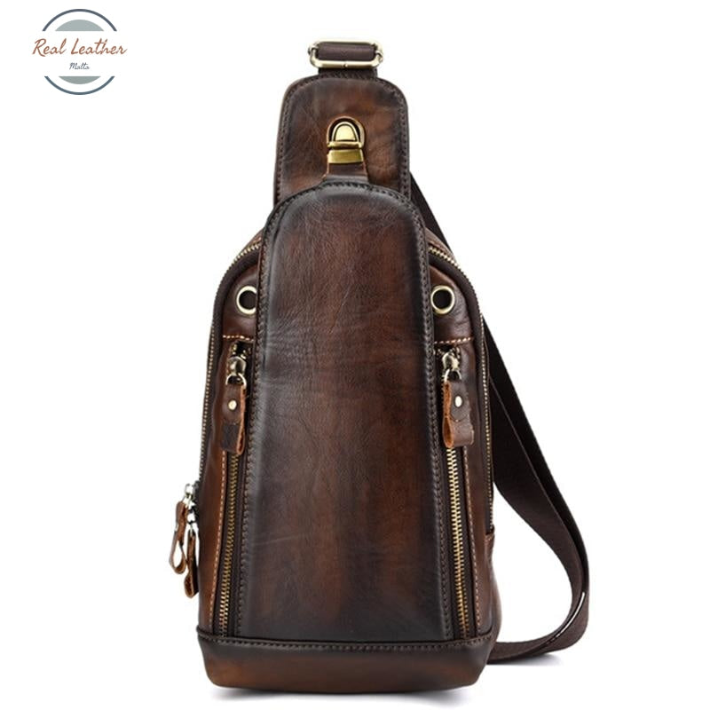 Genuine Leather Backpack / Cross-Body Backpacks
