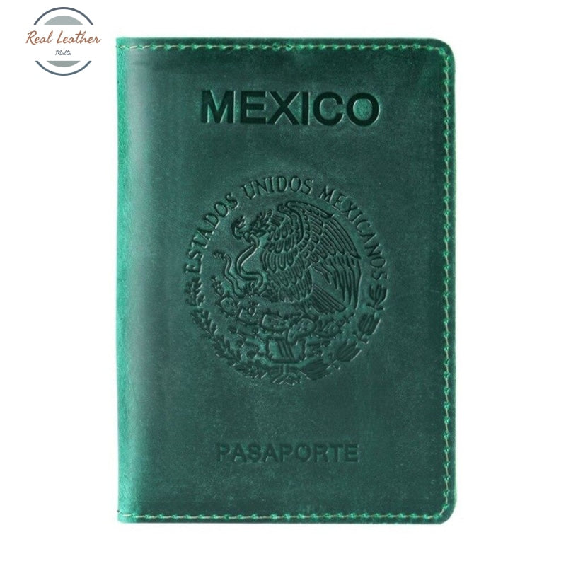 Mexico Genuine Leather Passport Cover Covers