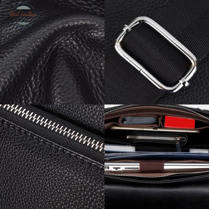 Minimalist Genuine Leather Backpack