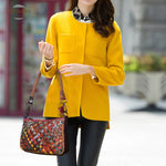 Multi-Colorful Genuine Leather Ladies Patchwork Mini Handbag