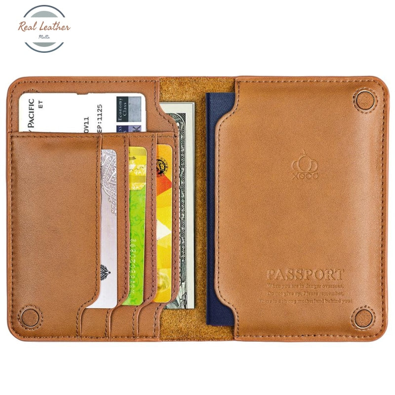 Multifunctional Leather Passport Holder