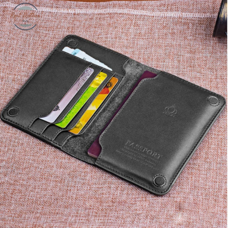 Multifunctional Leather Passport Holder