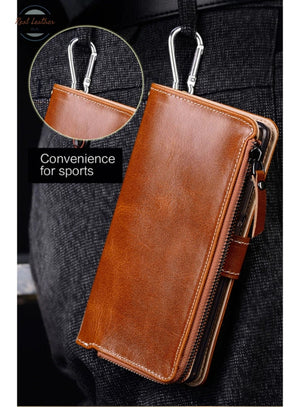 Natural Leather Case Voor Samsung Galaxy S21 S22 Ultra S20 Fe S9 S10 Plus Note 20 10 A32 A71 A51 A52