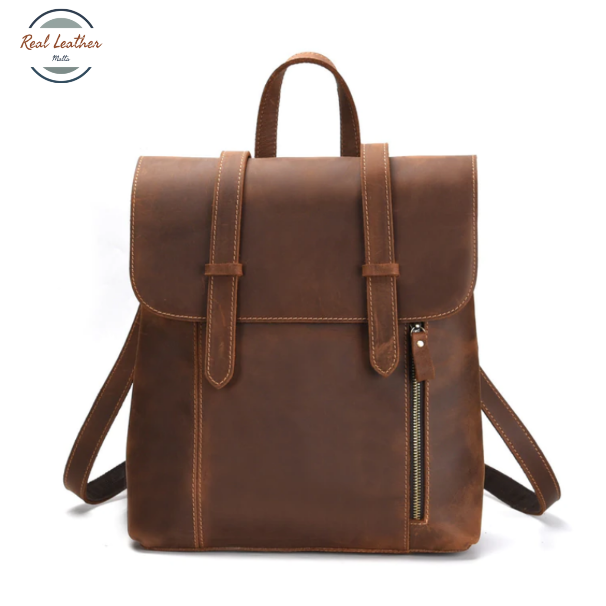 Retro Cowhide Backpack