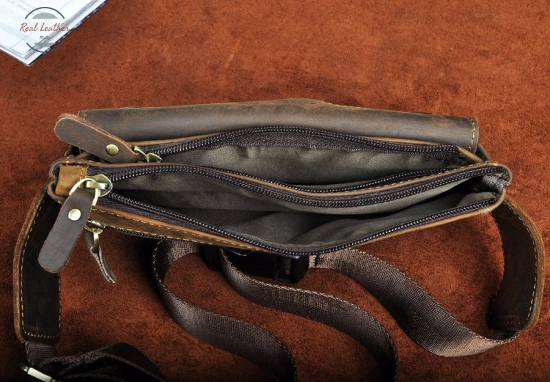 Real Leather Mens Casual Waist Pack