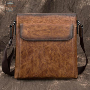 Retro Leather Cross Body Bag Messenger Bags