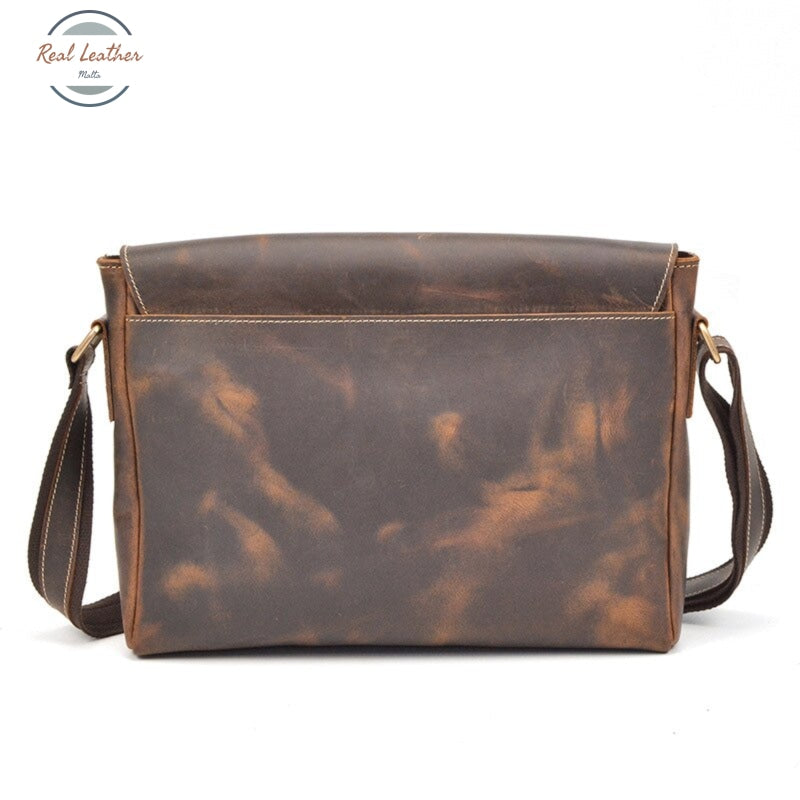 Retro Leather Men Messenger Bag Bags