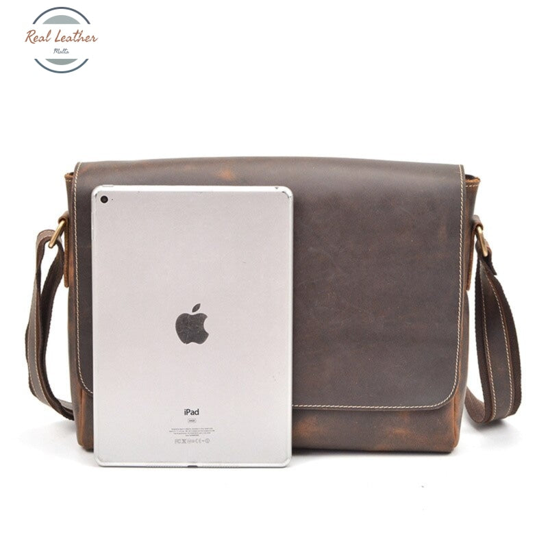 Retro Leather Men Messenger Bag Bags