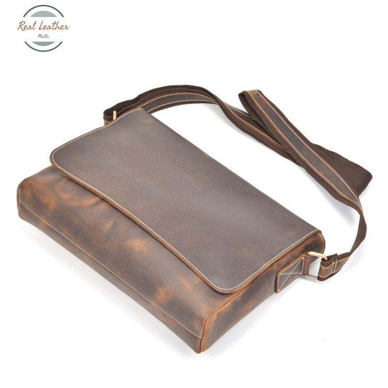 Retro Leather Men Messenger Bag Bags