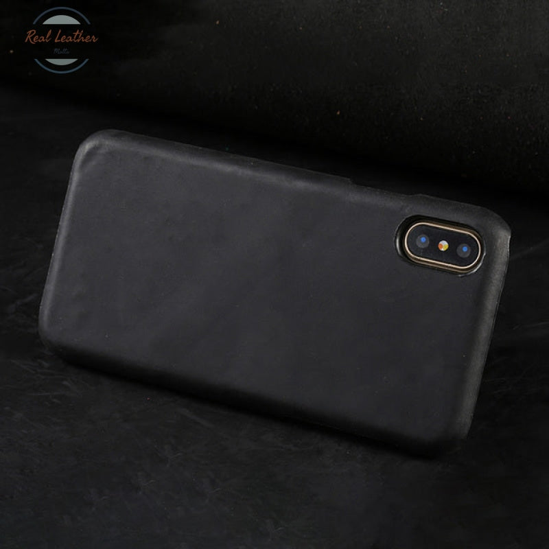 Retro Luxe Echt Pull-Up Leer Telefoon Case Voor Iphone X 13 Pro Max 12 Mini 11 Max Xr Xs 5S Se 2020