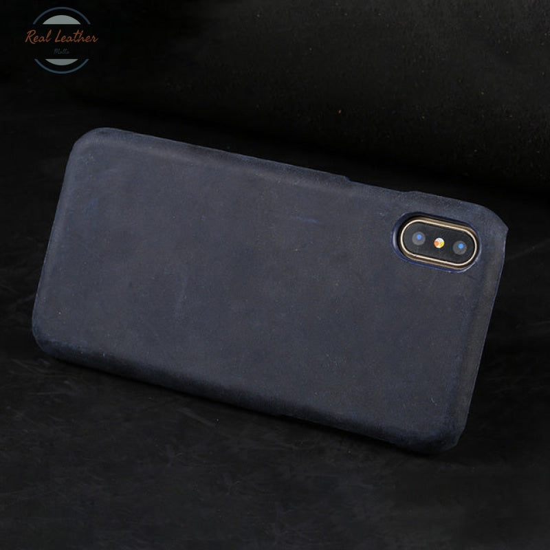 Retro Luxe Echt Pull-Up Leer Telefoon Case Voor Iphone X 13 Pro Max 12 Mini 11 Max Xr Xs 5S Se 2020