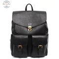 Sc Vrouwen Echt Lederen Grote Rugzakken Purse Vintage Multi Pockets School Schoudertassen Casual