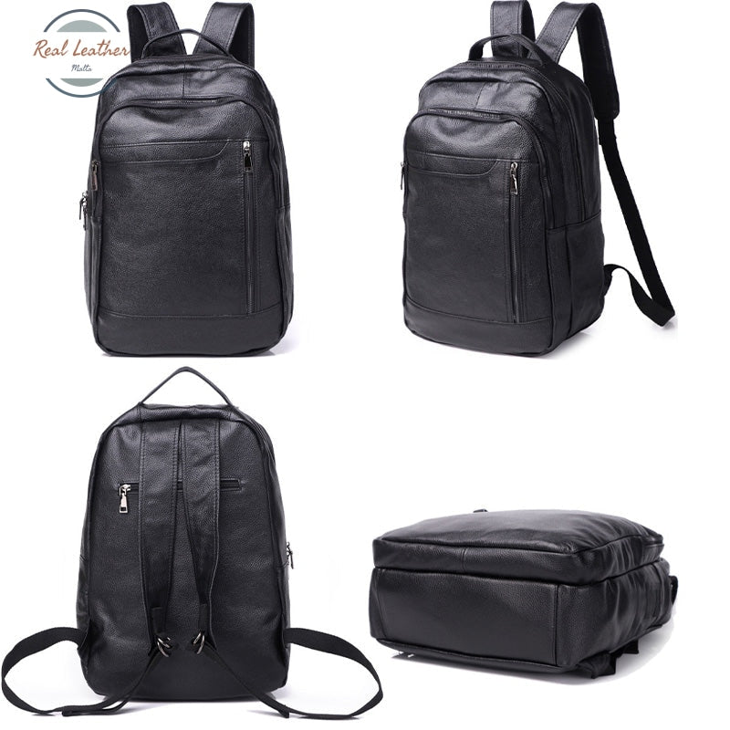 Soft Genuine Leather Backpack