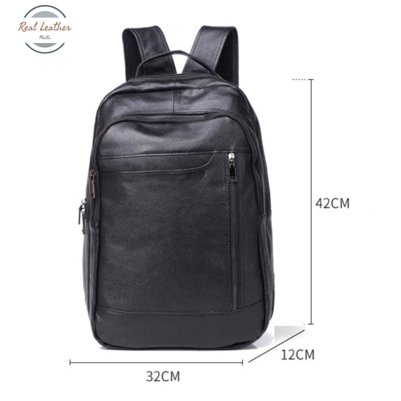 Soft Genuine Leather Backpack