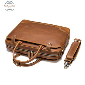 Vintage Brown Leather Briefcase Briefcases