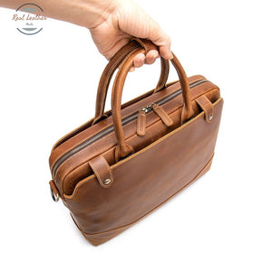 Vintage Brown Leather Briefcase Briefcases