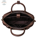 Vintage Canvas Leather Briefcase