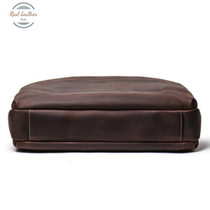 Vintage Canvas Leather Briefcase