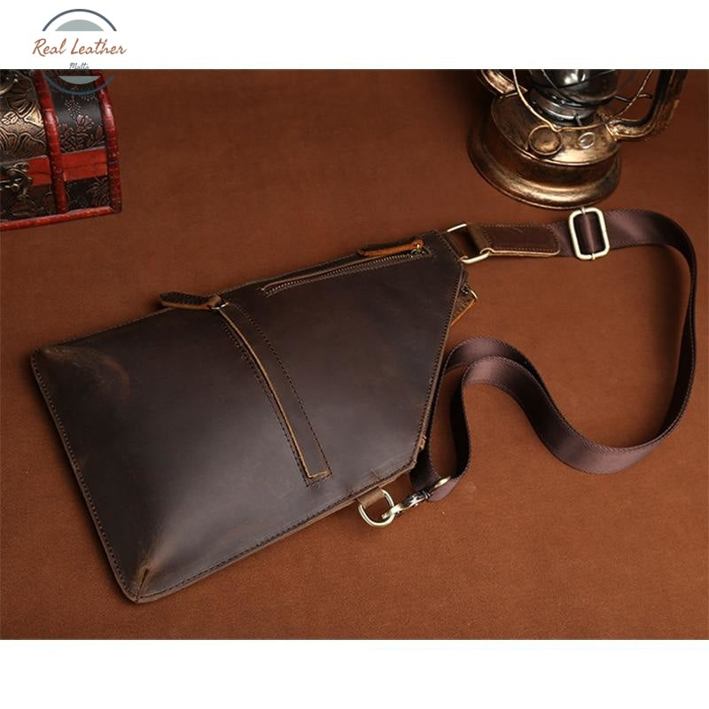 Vintage Designer Genuine Leather Cross-Body Bag Backpacks