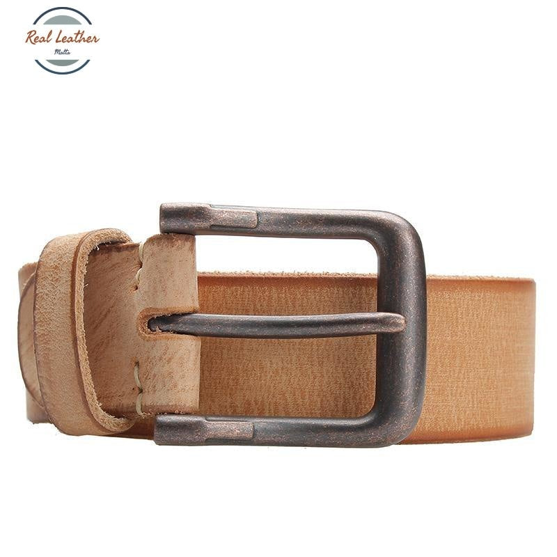 Vintage Genuine Leather Buckle Belt Belts