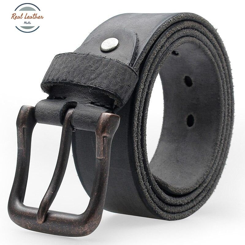 Vintage Genuine Leather Buckle Belt Belts