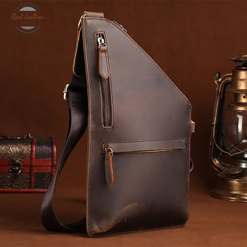 Vintage Designer Genuine Leather Cross-Body Bag Backpacks