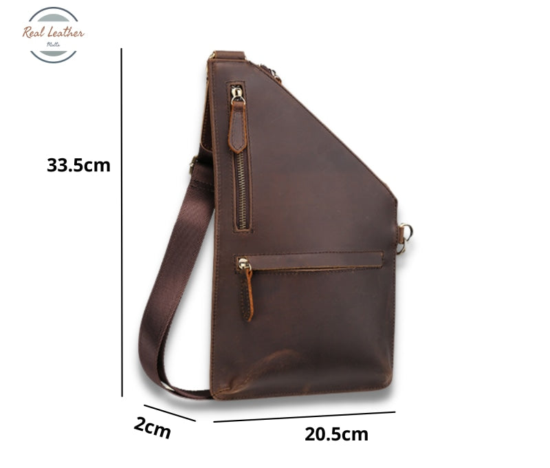 Vintage Genuine Leather Cross Body Bag Backpacks