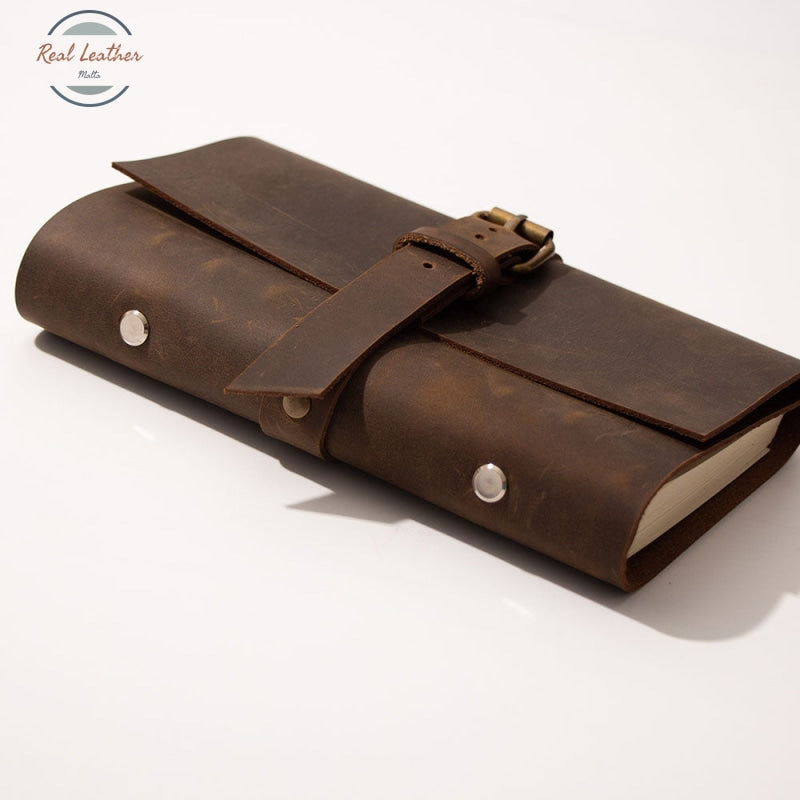 Vintage Leather A6 Travel Diary / Journal
