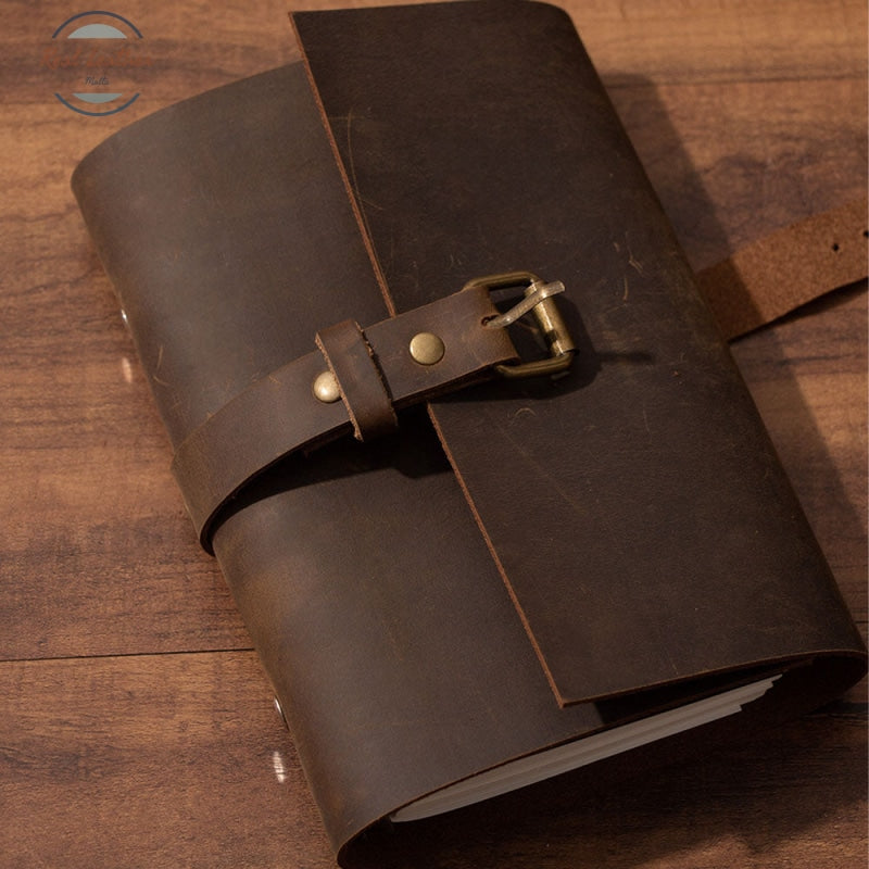 Vintage Leather A6 Travel Diary / Journal