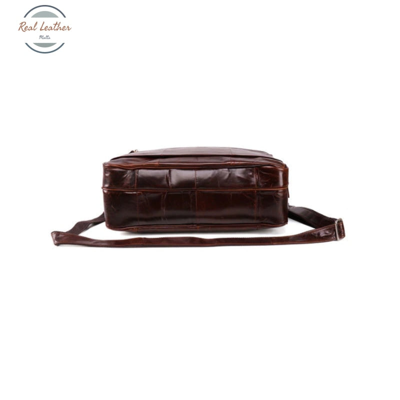 Vintage Leather Briefcase / Messenger Bag Bags