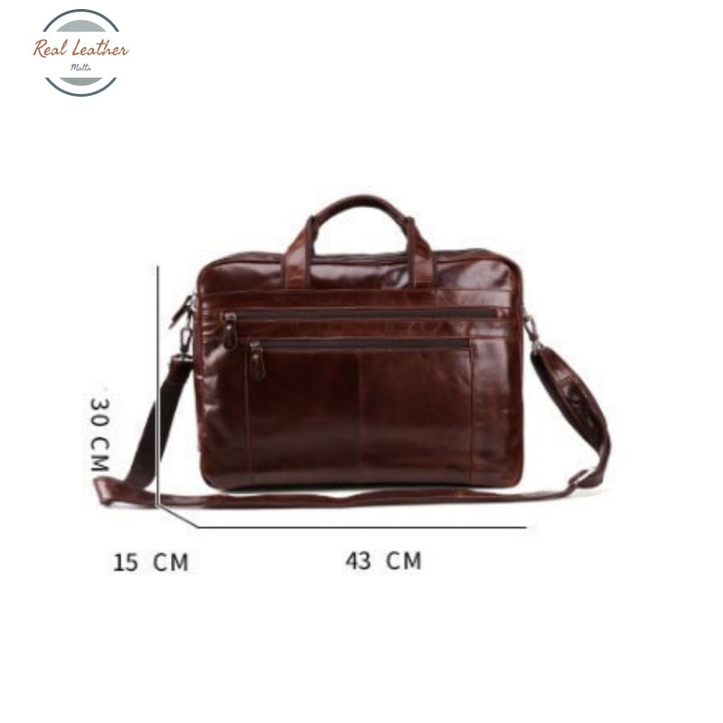 Vintage Leather Briefcase / Messenger Bag Bags