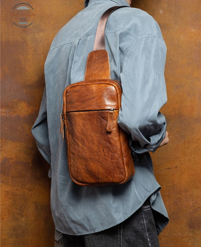 Vintage Leather Casual Messenger Bag Bags