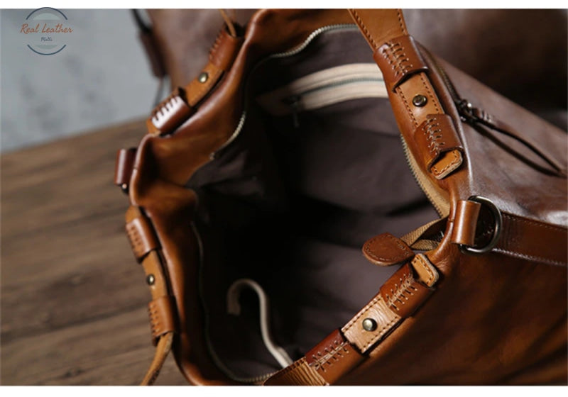 Vintage Leather Handbag Handbags