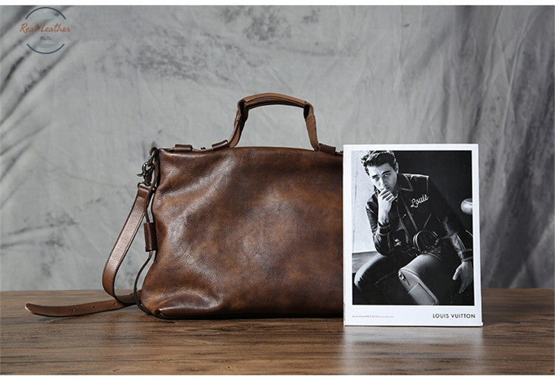 Vintage Leather Handbag Handbags