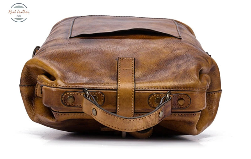 Vintage Leather Large Capacity Backpack Backpacks