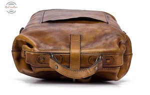 Vintage Leather Large Capacity Backpack Backpacks
