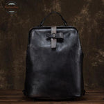 Vintage Leather Large Capacity Backpack Backpacks