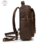 Vintage Leather Large Satchel Backpack