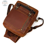 Vintage Leather Large Satchel Backpack Backpacks