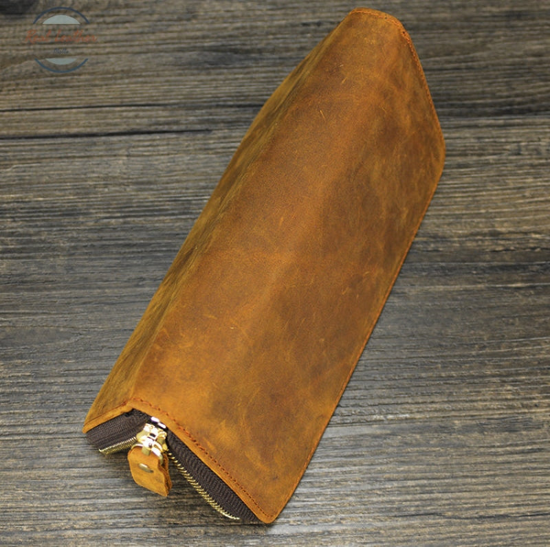 Vintage Leather Long Wallet