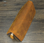 Vintage Leather Long Wallet