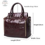 Vintage Leather Multi Pocket Handbag Handbags
