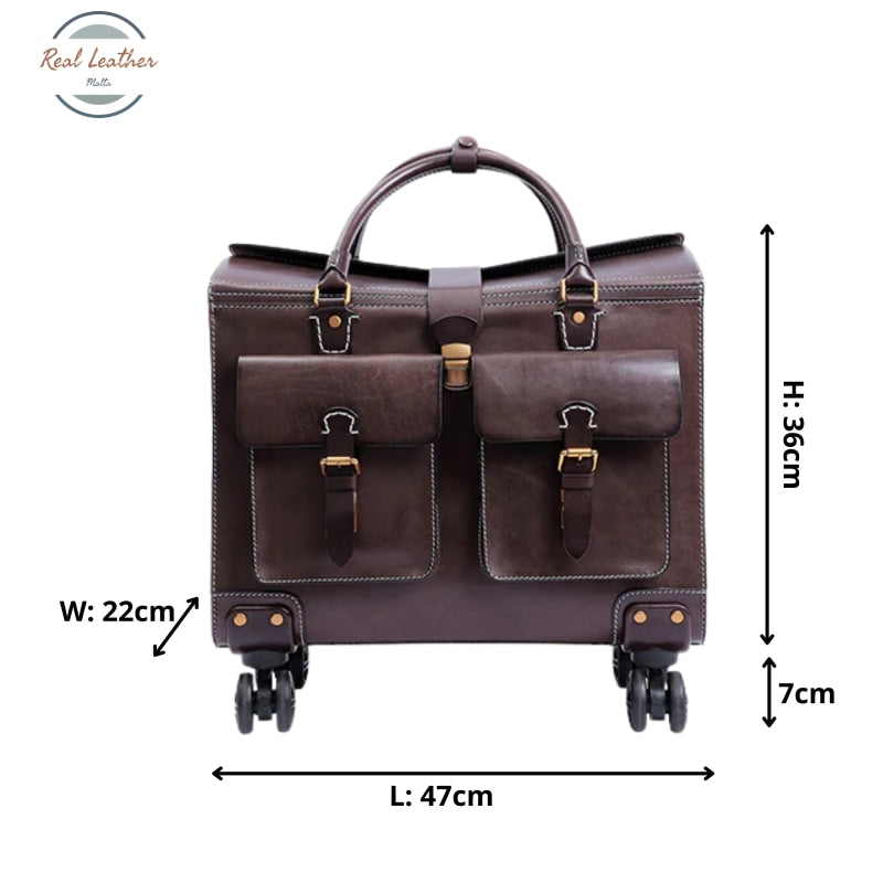 Vintage Leather Travel Luggage & Bags
