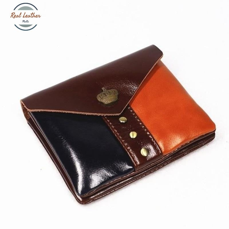 Vintage Styled Genuine Leather Wallet Unisex Wallets
