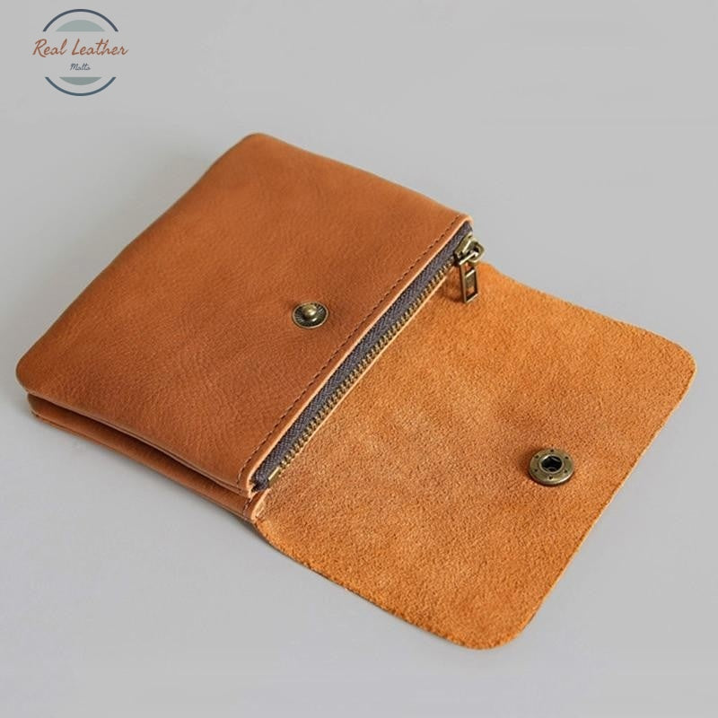 Vintage Styled Genuine Leather Wallet Unisex Wallets