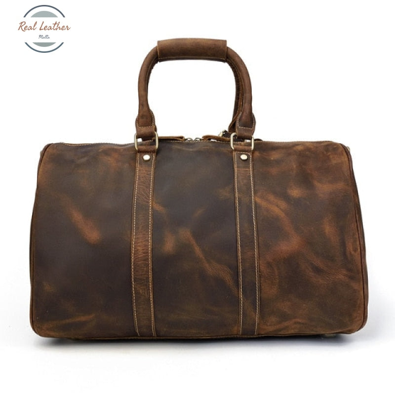 Weekender Travel Duffel Bag Brownish Yellow