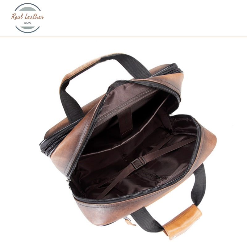 Wheeled Genuine Leather Luggage & Bags