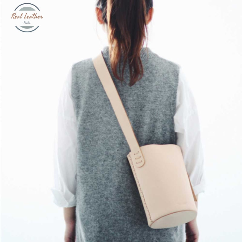 Women Staud Leather Bucket Bag