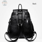 Women Vintage Leather Daypack
